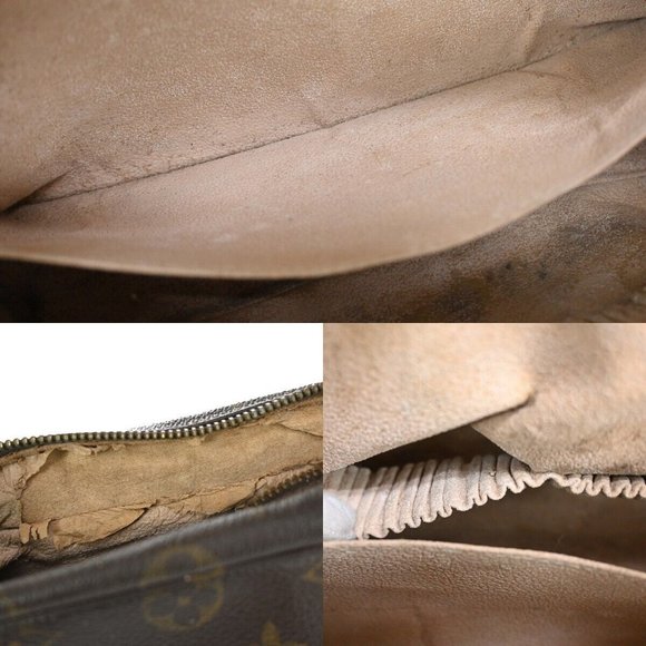 Auth LOUIS VUITTON Trousse Toilette 28 Clutch Hand Bag Monogram Brown - Picture 4 of 14